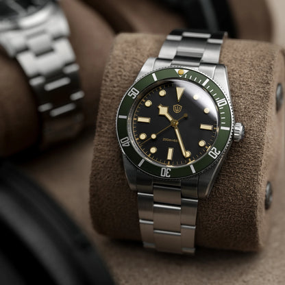 Watchdives WD7922 BB54 Watch VH31 Sweep Second Movement Sapphire Crystal 20bar Waterproof C3 Luminous 37mm Vintage Watches