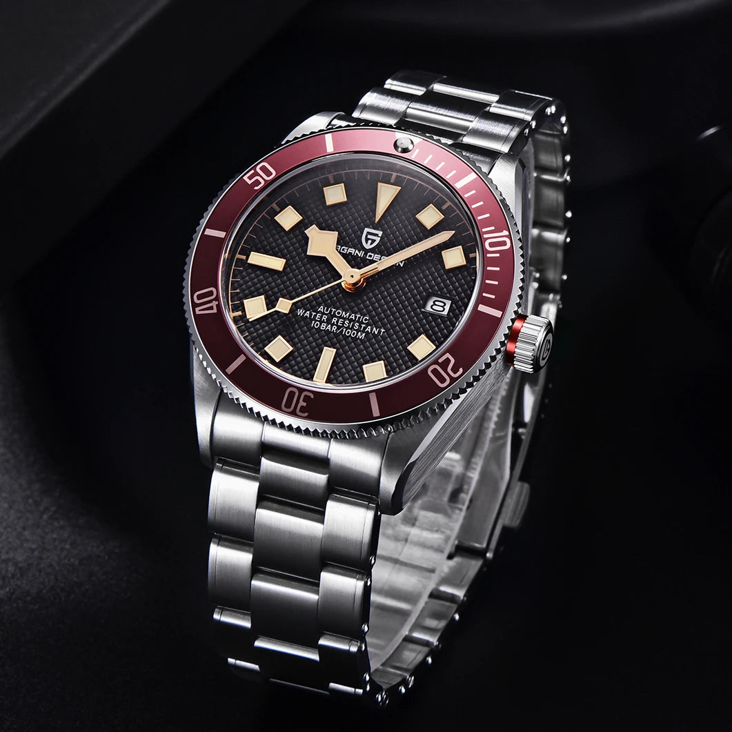 PAGANI DESIGN BB58 Men's Watches Mechanical Watch For Men Luxury Automatic Watch Men NH35 Movt Waterproof Reloj Hombre PD-1671