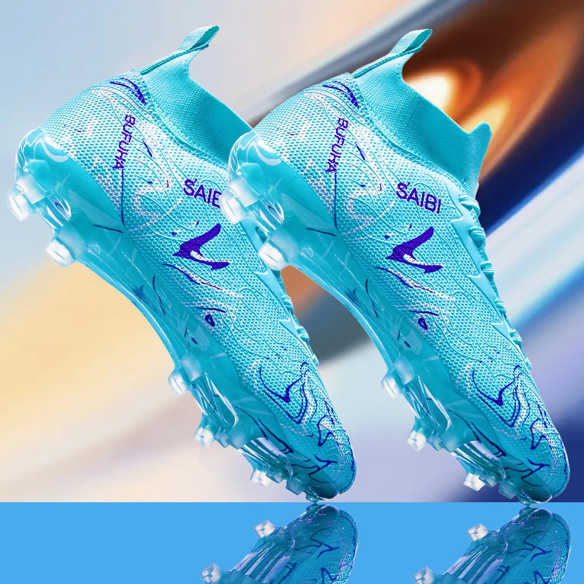 Nouvelles chaussures de football professionnelles unisexes, antidérapantes, pour l'extérieur, livraison directe, pour le futsal, l'entraînement et le sport.