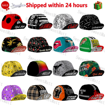 SweetMatt Outdoor Cycling Caps Bicycle Hats Breathable Lightweight Shade Universal Size Men And Women 16 Style Arbitrary Choice