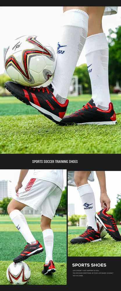 New Men's And Women's Football Shoes, Indoor And Outdoor Sports Shoes With Long Nails And Broken Nails For Football Training Mat