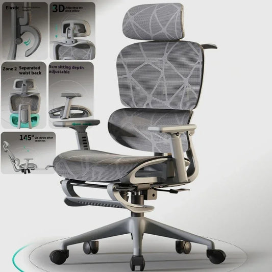 High Back Office Chair 3D Headrest Gaming Chairs Adjustable Computer Relaxing Massage Cadeira Gamer Ergonomic Office Furniture