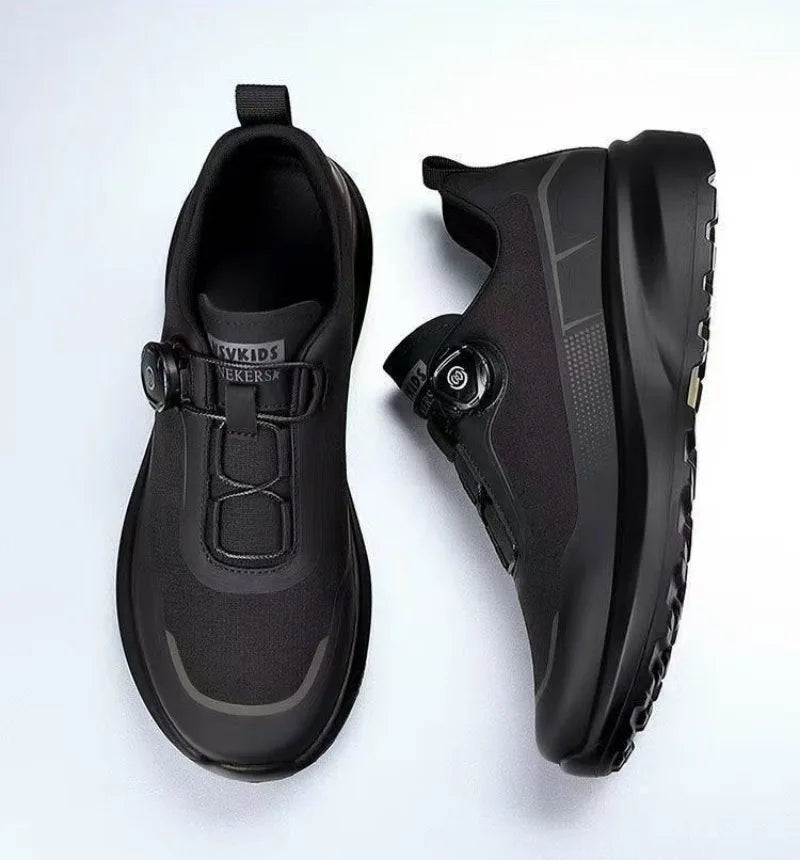 Original, neu, Herren, Sneaker mit drehbarem Knopf, Fahrsneaker, Plateau-Freizeit- und Wanderschuhe, Outdoor, strapazierfähige Lauf- und Sportschuhe, Plus-Größe