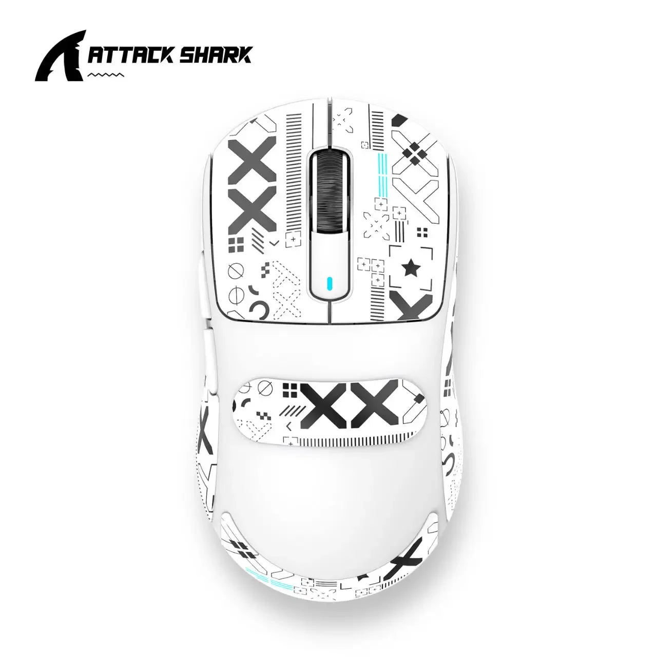 ATTACK SHARK X3 Ultra-Light Wireless Gaming Mouse, Tri-Mode Bluetooth & 2.4G, PAW3395 26000 DPI, 55g Rechargeable Gaming Mouse for PC, Mac, PS & Xbox