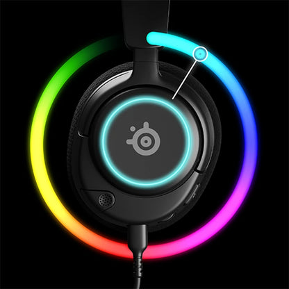 SteelSeries-Casque de jeu filaire Arctis Nova 3 RGB, téléphone de sauna léger avec micro Isabel 2 ClearCast, son surround spatial 360
