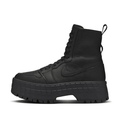 Nike Jordan Air Jordan 1 Brooklyn Simple, Soft, Non-Slip, Durable, Lightweight Round-Toe Ankle Boots for Women, Black FJ5737-001