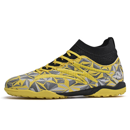 New Men Football Boots Breathable Sport Training Soccer Shoes Cleats Sport Outdoor TF Futsal Match Turf Grass Drop Shipping