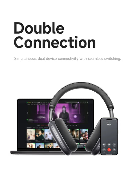 Picun F8 Pro ANC Kabellose Kopfhörer mit Head Tracking, 3D Spatial Audio, -52dB ANC, HIFI Bluetooth-Headset, ENC HD-Mikrofon, niedriger Latenz und App