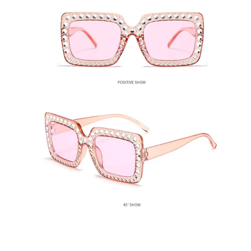 Fashion Diamond Sunglasses Women Men Luxury Brand Designer Glitter Sun Glasses UV400 Shades Eyeglasses Goggles