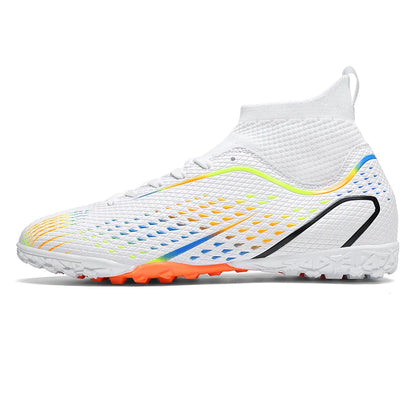 Men Football Boots Professional Turf Futsal Match Grass Unisex Outdoor Training Soccer Shoes Soccer Cleats Non-slip Breathable