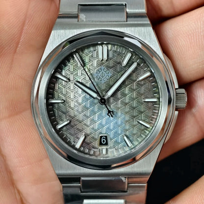 IX&DAO 2025 New 37mm Warrior Men's Automatic Mechanical Watch Miyota 9015 Movement Sapphire Stainless Steel Waterproof 10Bar BGW