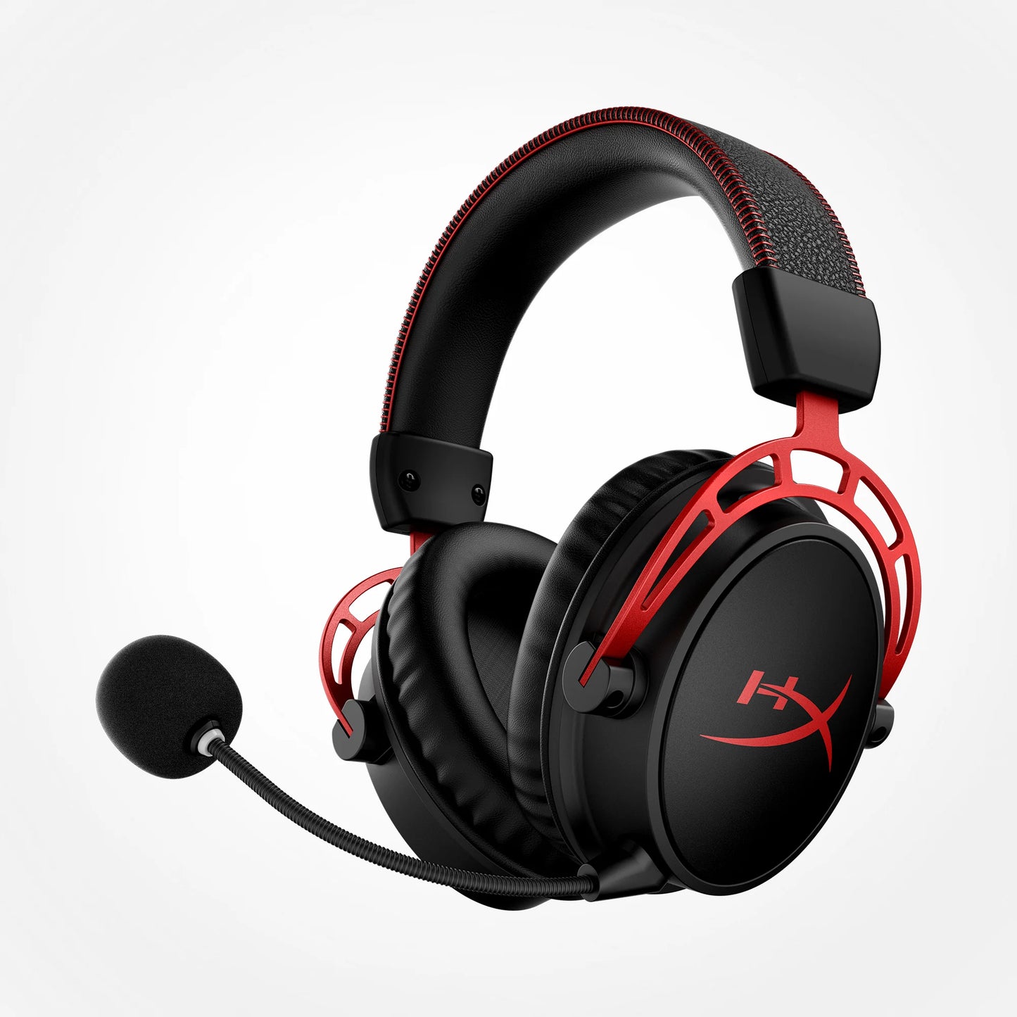 Original HyperX Cloud Alpha Wireless Gaming Headsets Detachable Mic Dual Chamber Drivers On-Earcup Controls 300hr Playtime