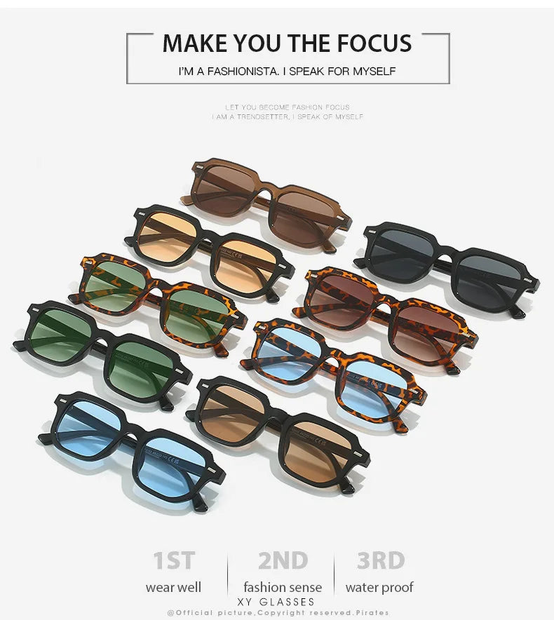 Men's Small Frame Sunglasses Can Customized Prescription Glasses Casual Blue Sunglasses For Travel And Driving