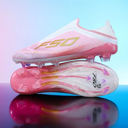 Nouvelles chaussures de football pour hommes, crampons pour terrain en herbe, de haute qualité, antidérapantes, légères, mi-hautes, pour les matchs en extérieur, chaussures de sport, très vendues pour l'entraînement.