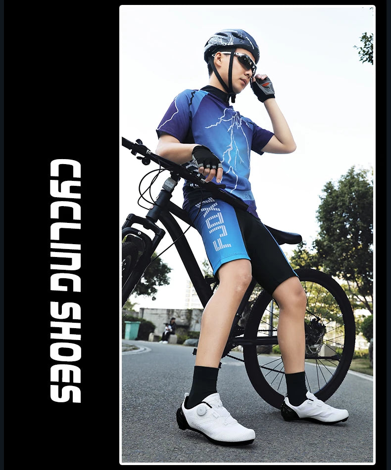 Sapatilhas de Ciclismo Unissexo Novas Profissionais Leves Luxyry Originais para Estrada em Borracha MTB Corrida Bicicleta Moda Bike Street Sports