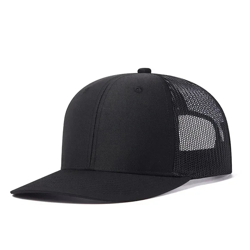 Hot Sale Summer Mesh Baseball Cap Men Women Slight Curved Snapback Trucker Hat Unisex Casual Outdoor Breathable Dad Cap Gorras