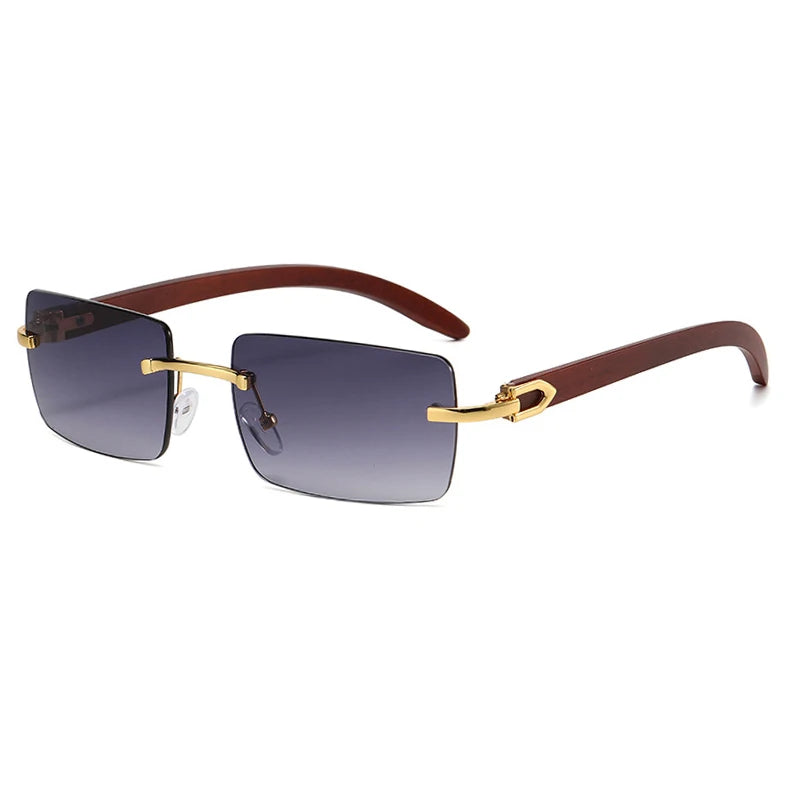 2025 New Frameless Fashion Sunglasses for Unisex Vacation Casual Driving Sun Shades Classic Outdoor Vacation Riding Sun Glasses