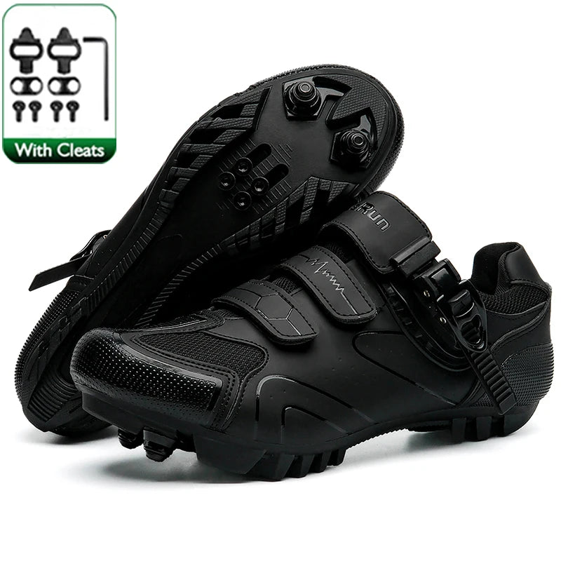 Neutral MTB Cycling Shoes, Compatible With Peloton Road Cycling Shoes, Men's Cycling Sports Shoes, Reflective Strip Design