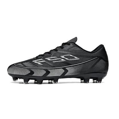 Chaussures de football FG/TF populaires, crampons de football unisexes à tige basse, baskets de football pour terrain, crampons d'entraînement rapides, crampons antidérapants à pointes longues