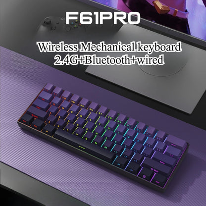 Keyboard Bluetooth Wireless Mechanical keyboards rgb Gamer teclado para tablet mecanico 60% ipad Backlit Mini usb key board