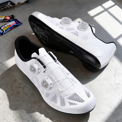 Zapatillas de ciclismo ultraligeras de carretera y montaña para hombre, MTB profesionales, zapatillas de ciclismo SPD con cierre automático, zapatillas de ciclismo de carretera para mujer