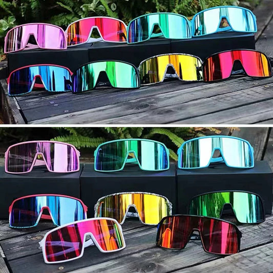 New 2025 Outdoor Sport Cycling Eyewear Mountain Bike Bicycle Glasses UV400 Men Women Sports Sunglasses Hiking Running Windproof