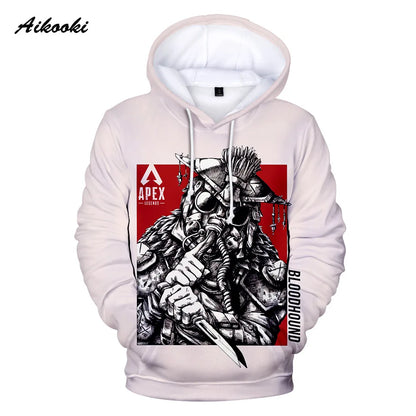 Personality 3D Printed Game Apex Legends Hoodies Sweatshirts Men Women High Quality Hoody Game Long Sleeve Plus Size Hoodies