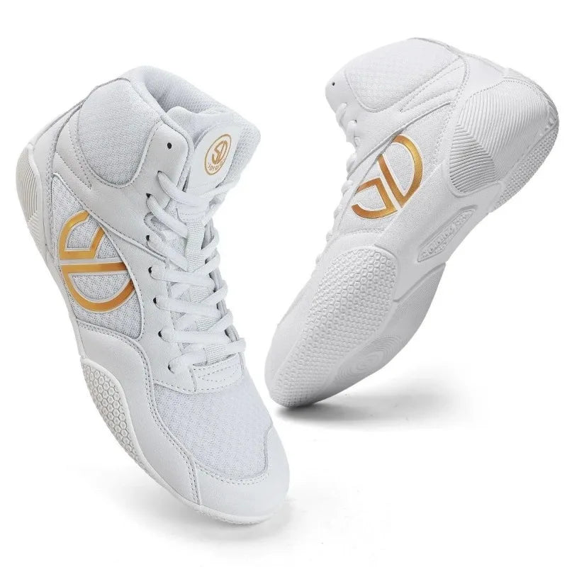 2026 New Trend Wrestling Sneakers Men Breathable Gym Training Shoes Non-Slip Men's Fighting Shoes Mid-Top Boxing Shoes for Men