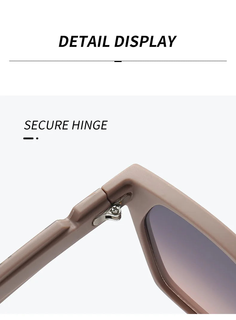 New Luxury D Brand Glamour Sunglasses For Women And Men Stylish Cat Eye Designer Eyewear Classic Fashion Unisex Glasses UV400