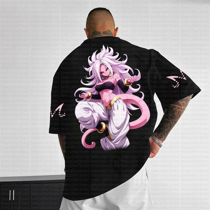 Son Goku Dragon Ball Anime 2025 Summer T-shirt Men Harajuku Oversized Retro Street Women Casual Loose Short-sleeved Unisex Tops