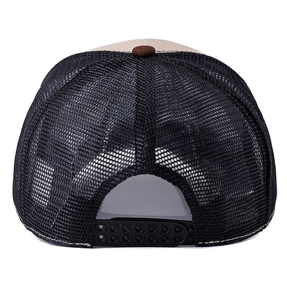Hot Sale Unisex Bear Head Pattern Cap Summer Breathable Trucker Hat Man Women Outdoor Fishing Snapback Cap