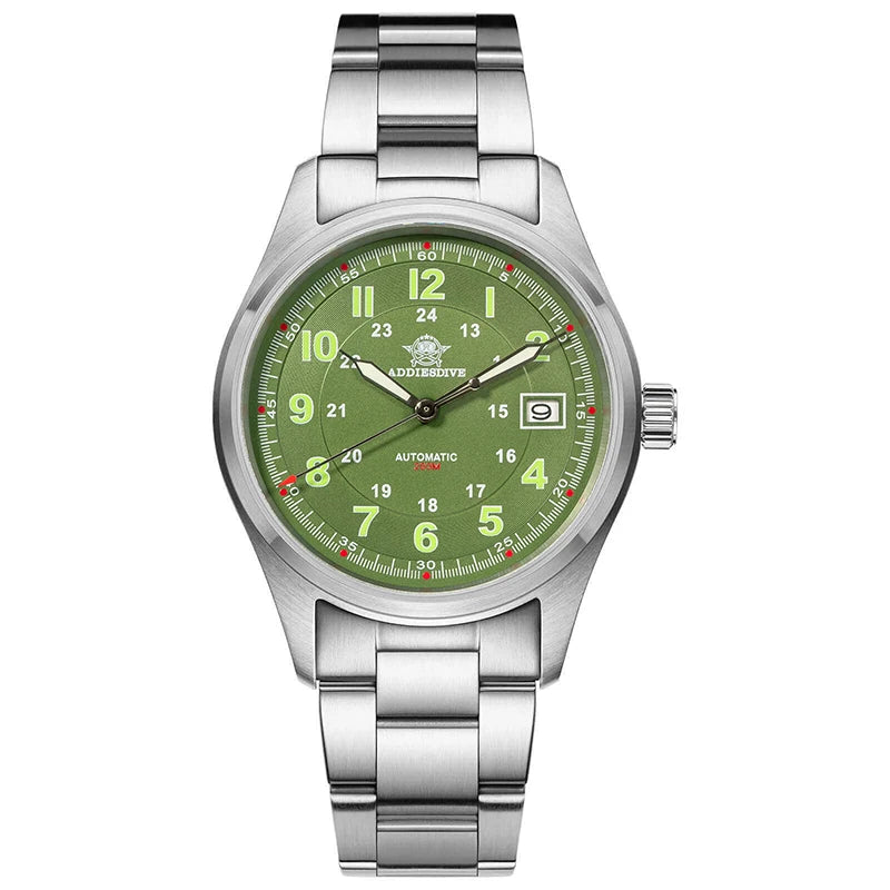 ADDIESDIVE Luxurious Men's Automatic Watch NH35A Mechanical Watch Sapphire Glass 200m Waterproof Analog Luminous Watches AD2048