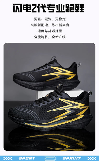 NEW Men Sports Running Shoes Off Marathon Breathable Light Comfortable Athletic Sneakers Jogging Basketball Tenis Air Cushion