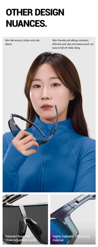 Kapvoe Fashion Sunglasses for Men Cool Cycling Glasses MTB Riding Skating  UV400 Fishing Goggles Man Woman Bike Bicycle Eyewear