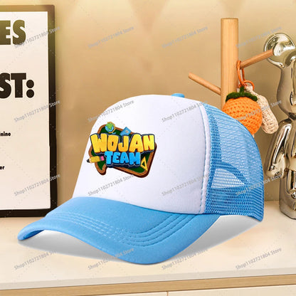 Wojan Teams Mesh Baseball Cap Cute Cartoon Summer Outdoor Sports Sun Hat Fashion Parent-child Activity Breathable Sunbonnet Gift