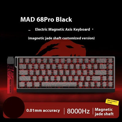 FGG Madlions Mad60 Mad68 He Mechanical Keyboard Magnetic Switch 8k Wired RGB Hot Swap Custom Keyboard Esport Game Gift Accessory