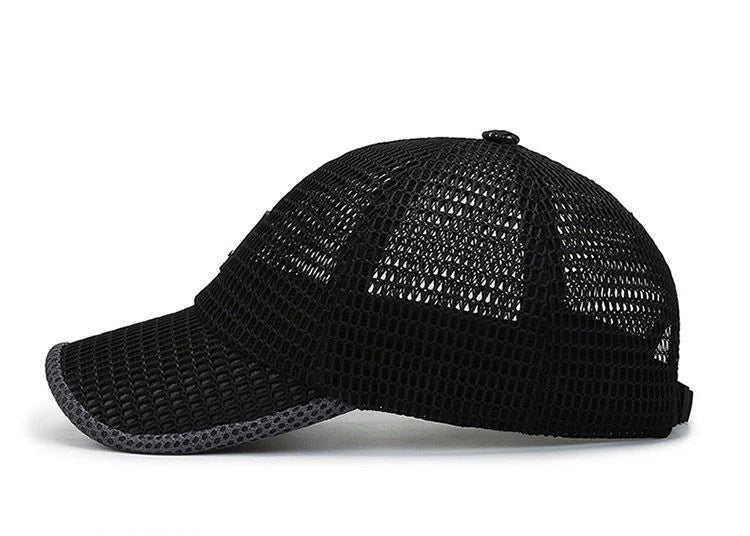 Summer Mesh Cap Baseball Breathable Outdoor Adjustable Snapback Hiking Fishing Cap Women Men Cool Casual Sport Cycling Cap