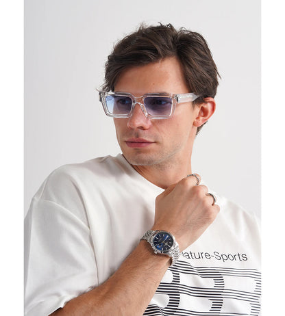 Ruiao 2026 retro black designer sunglasses vintage for women luxury square rectangular man UV400 Propionate insert pin eyewear