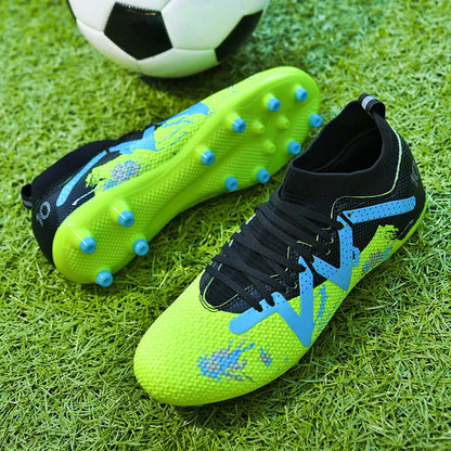Botte de Football en salle, crampons de Futsal professionnels pour hommes, chaussures de Football pour adultes, durables, confortables, antidérapantes, baskets d'entraînement pour adolescents