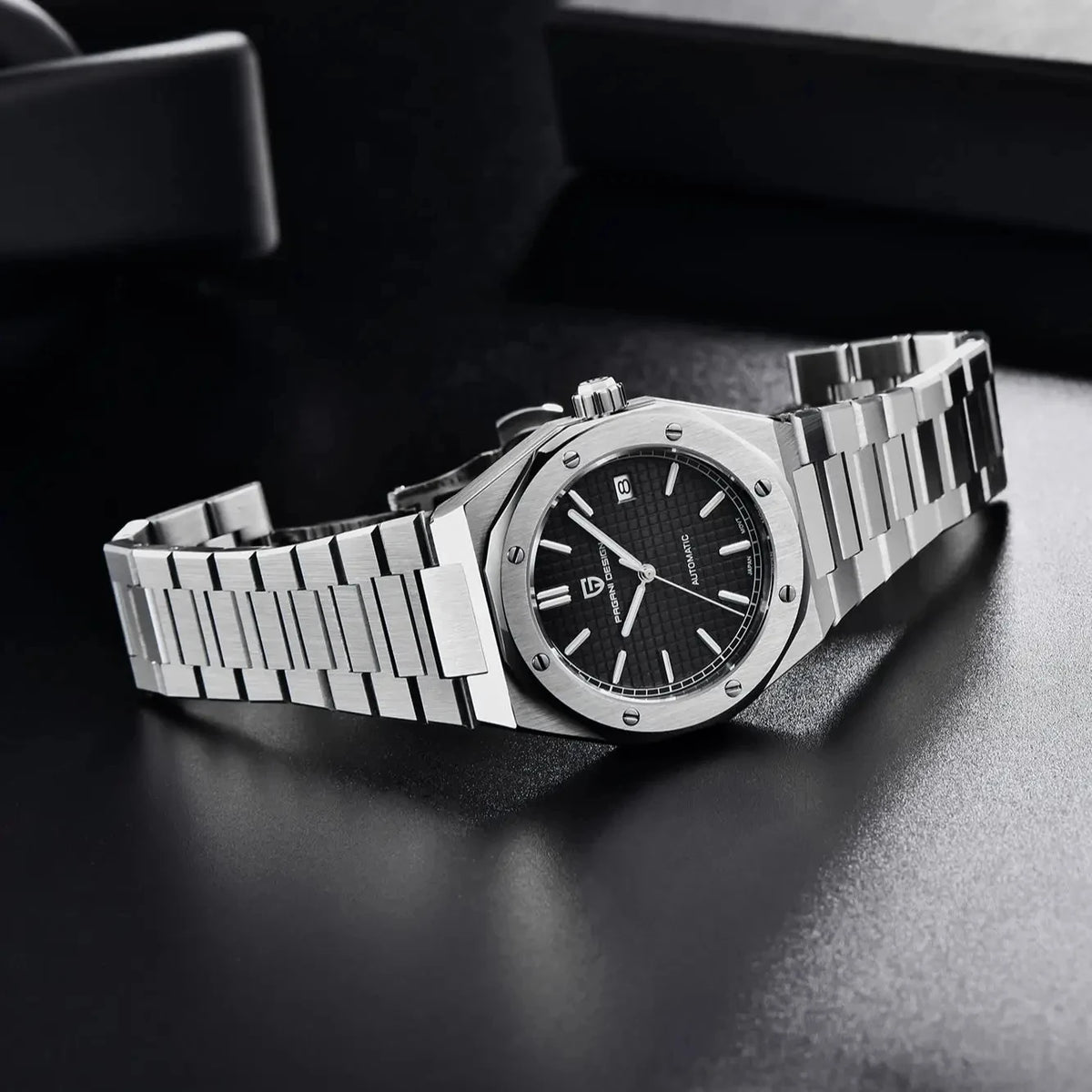 PAGANI DESIGN PD1673 Miyota 8215 Men's Fashion Watch 40MM Sport Automatic Mechanical Stainless Steel 100M Waterproof Watch