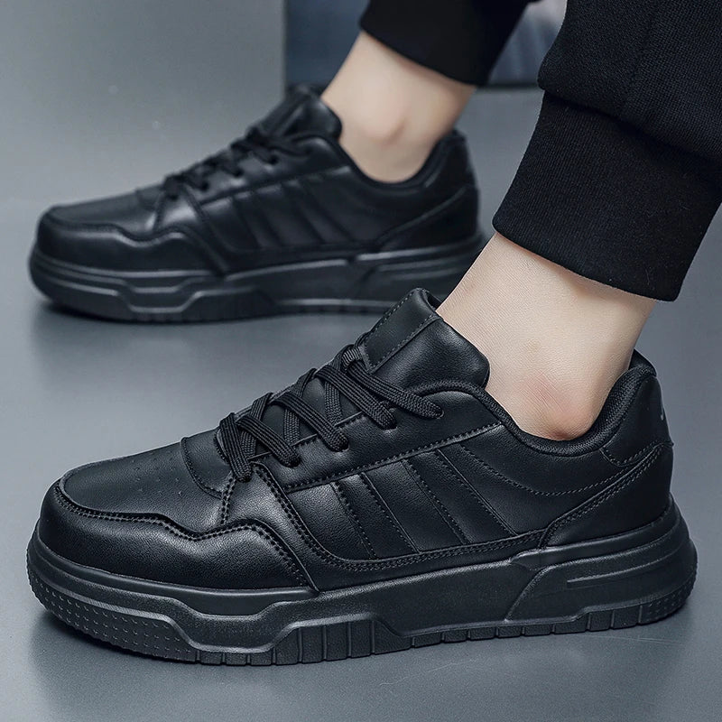 Plus Big Size 50 51 52 Mens Leather Sneakers Casual Sports Shoes Flat Skateboard Shoes For Dropshipping