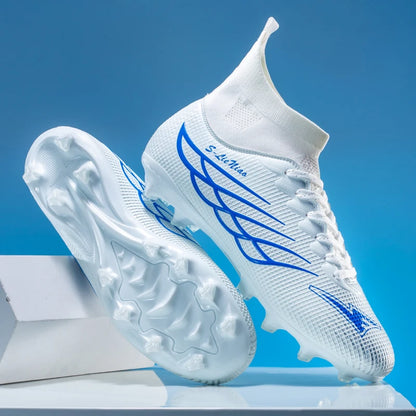 Nouvelles chaussures de football pour hommes, chaussures de sport pour terrain gazonné, chaussures de football pour matchs en plein air, chaussures d'entraînement professionnelles antidérapantes, chaussures ultralégère