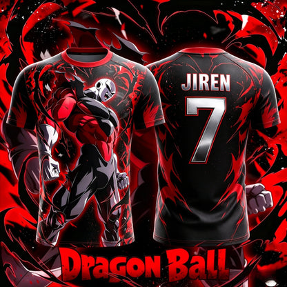 Dragon Ball Summer New NO.10/7 Jiren T-shirt anime pour homme adulte, maillot de football imprimé en 3D, t-shirt pour enfants, maillot spécial Y2k
