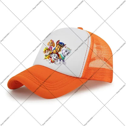 Paw Patrol Baseball Cap Skye Chase Cartoon Anime Pattern Printed Hat Unisex Caps Summer Fashion Sun Hats Birthday Party Gifts