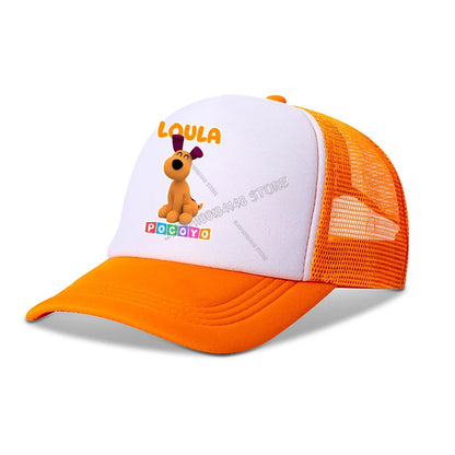 Pocoyos Pattern Baseball Cap for Kids Adult Cartoon Peaked Hat Kawaii Boys Girls Anime Summer Hats Fashion Kids Accessories Gift