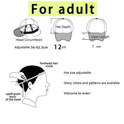 Dragon Ball Z Adjustable Baseball Cap Anime Goku Parent-Child Summer Sunhat Hip Hop Dad Hat Men Boy Outdoor Sport Hats Gift