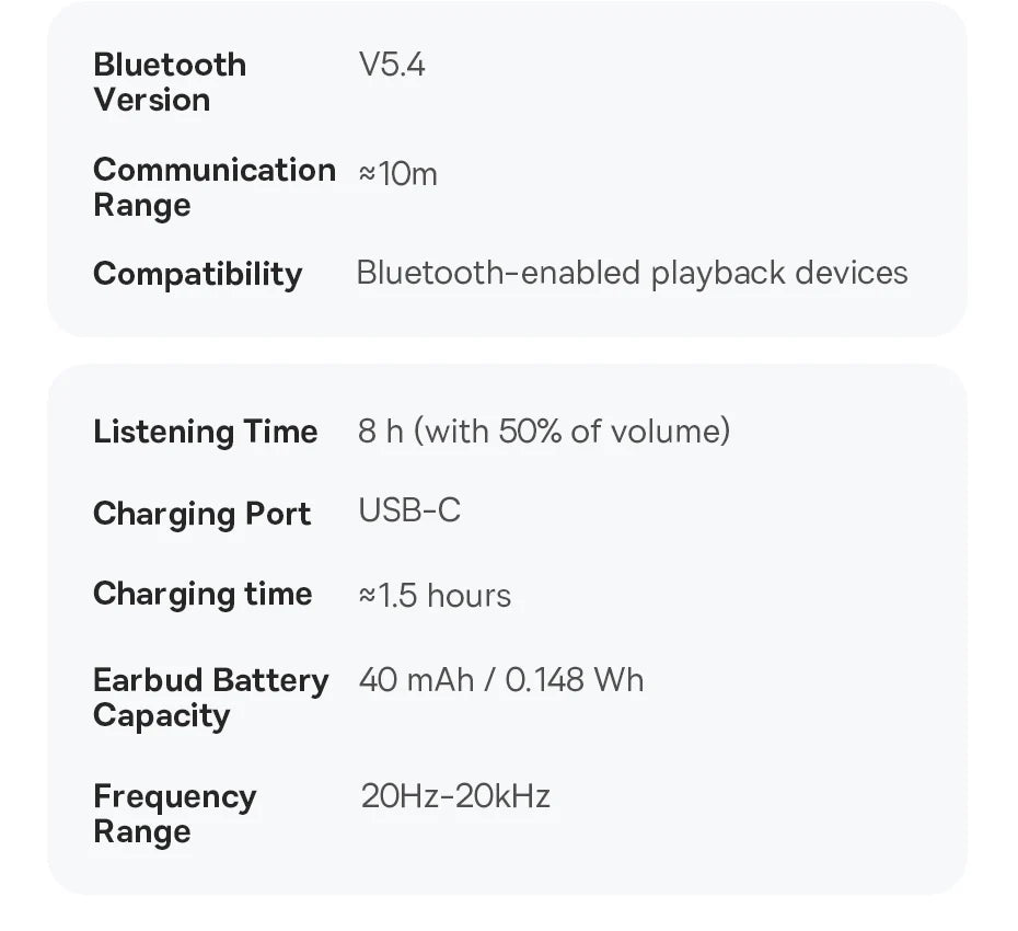 Baseus Bass BD1 Wireless Earphones Bluetooth 5.4 Mini Bean Earbuds 38H Playtime IP55 Waterproof Sports Headphones