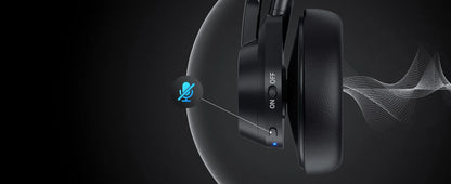 Bluetooth Headset, Wireless Bluetooth V5.4 Headphones with Microphone, Noise Canceling Mic Multipoint Connect Wireless Headset