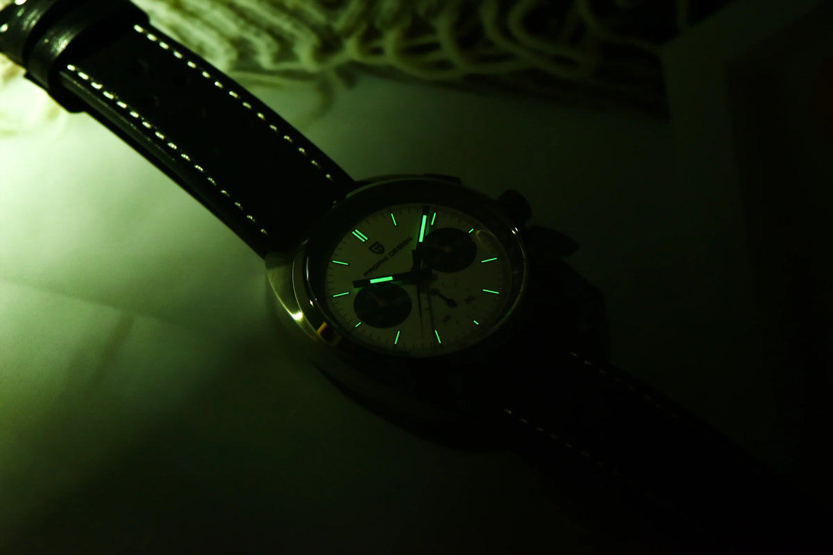 PAGANI DESIGN 2025 New Panda Dial Men Watches Luxury Quartz Watch For Men Japan VK63 Sport Chronograph Sapphire glass Wristwatch