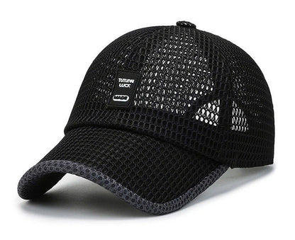 Summer Mesh Cap Baseball Breathable Outdoor Adjustable Snapback Hiking Fishing Cap Women Men Cool Casual Sport Cycling Cap